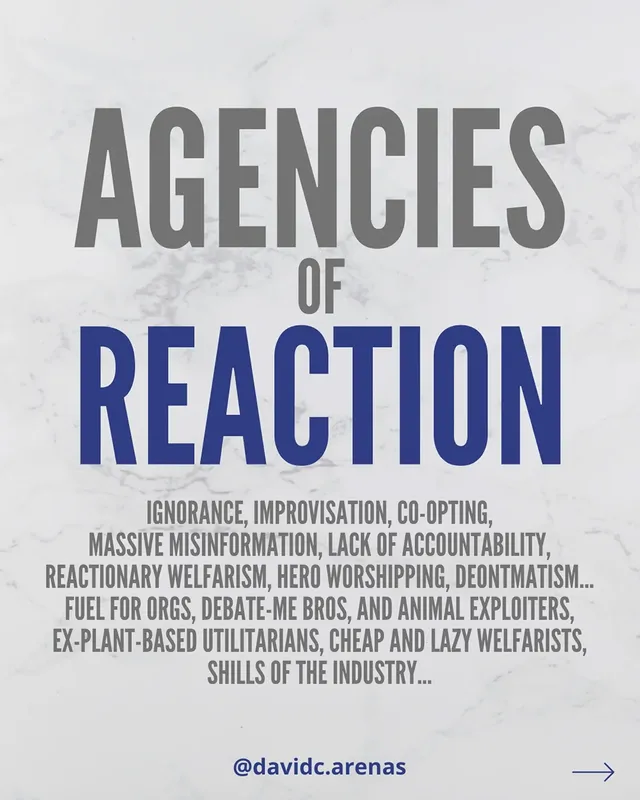 Agencies of reaction
