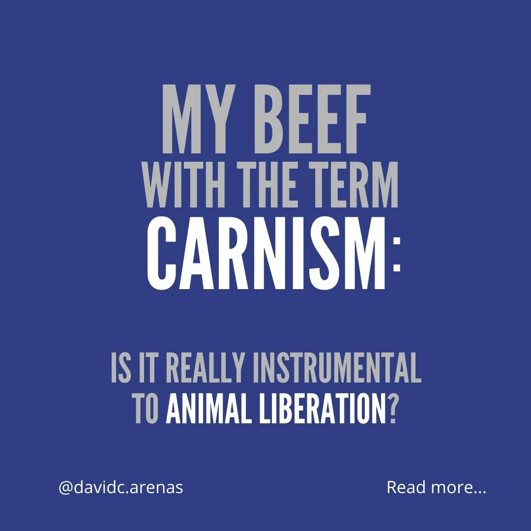 My beef with the term Carnism