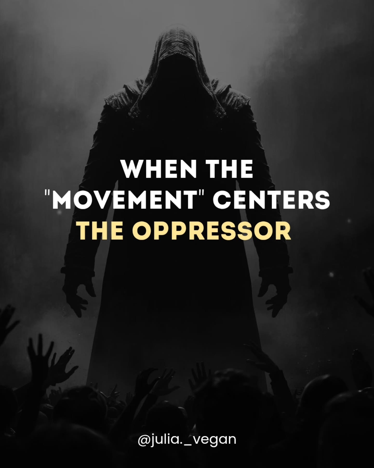 When the "movement" centers the oppressor