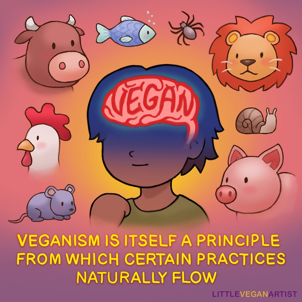 Veganism is itself a principle
