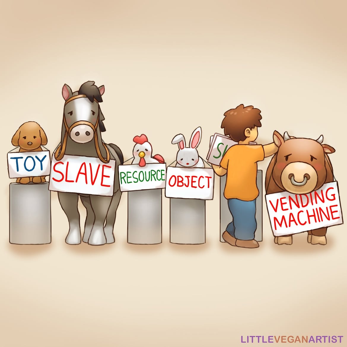 Toy... slave... resource... object... vending machine...