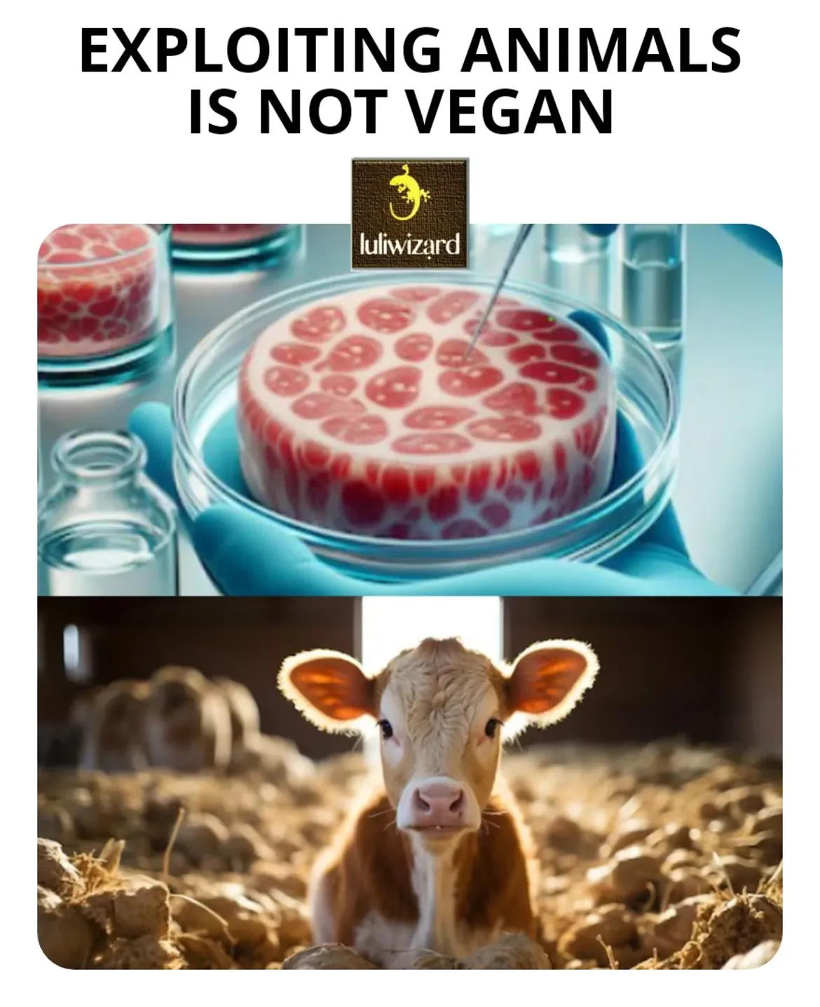 No es vegano explotar animales