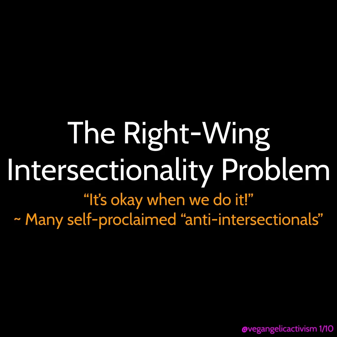 The right-wing intersectionality problem
