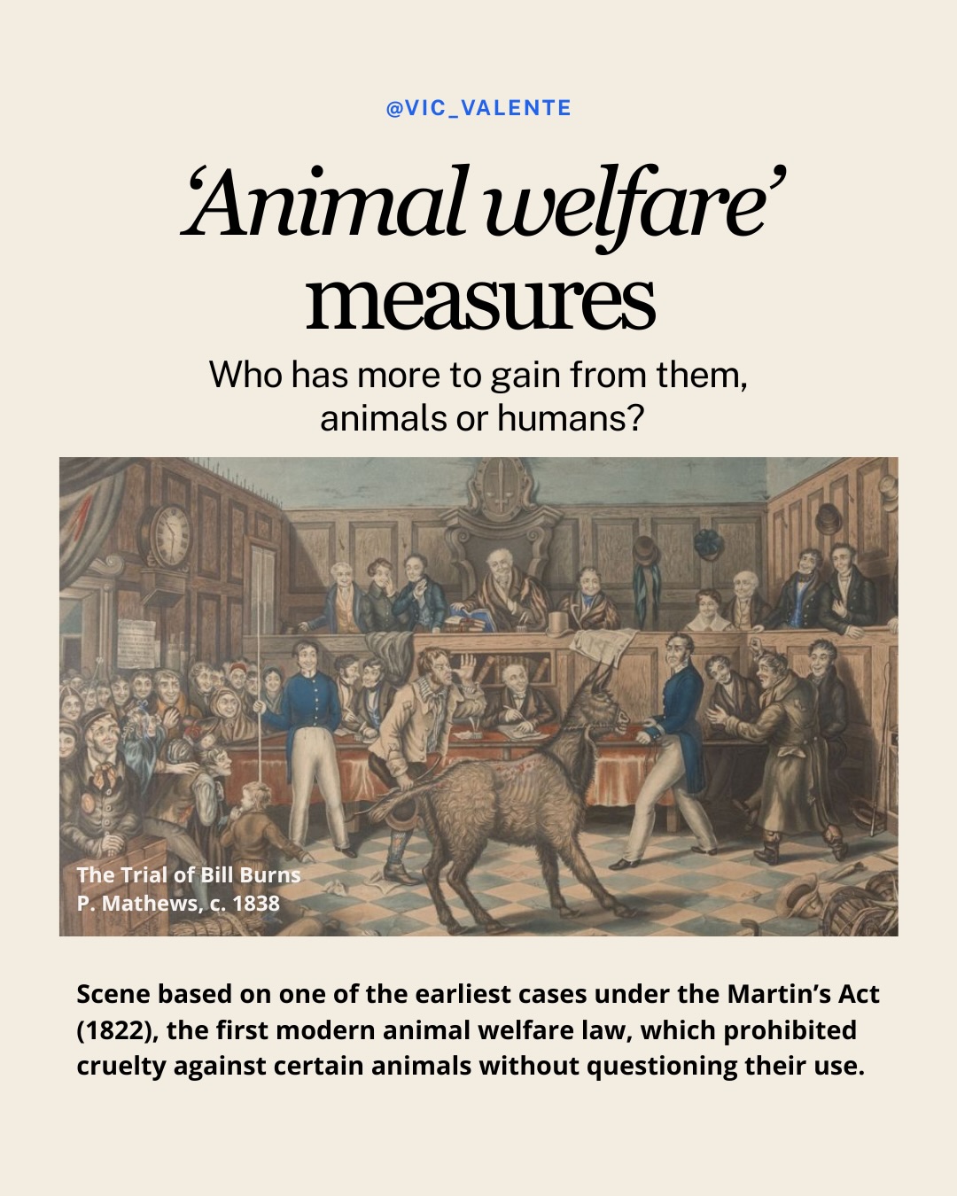 Animal welfare measures