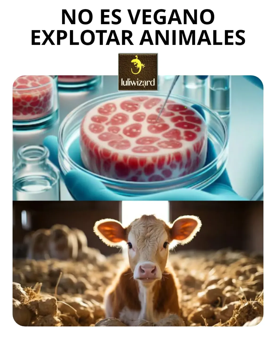 No es vegano explotar animales