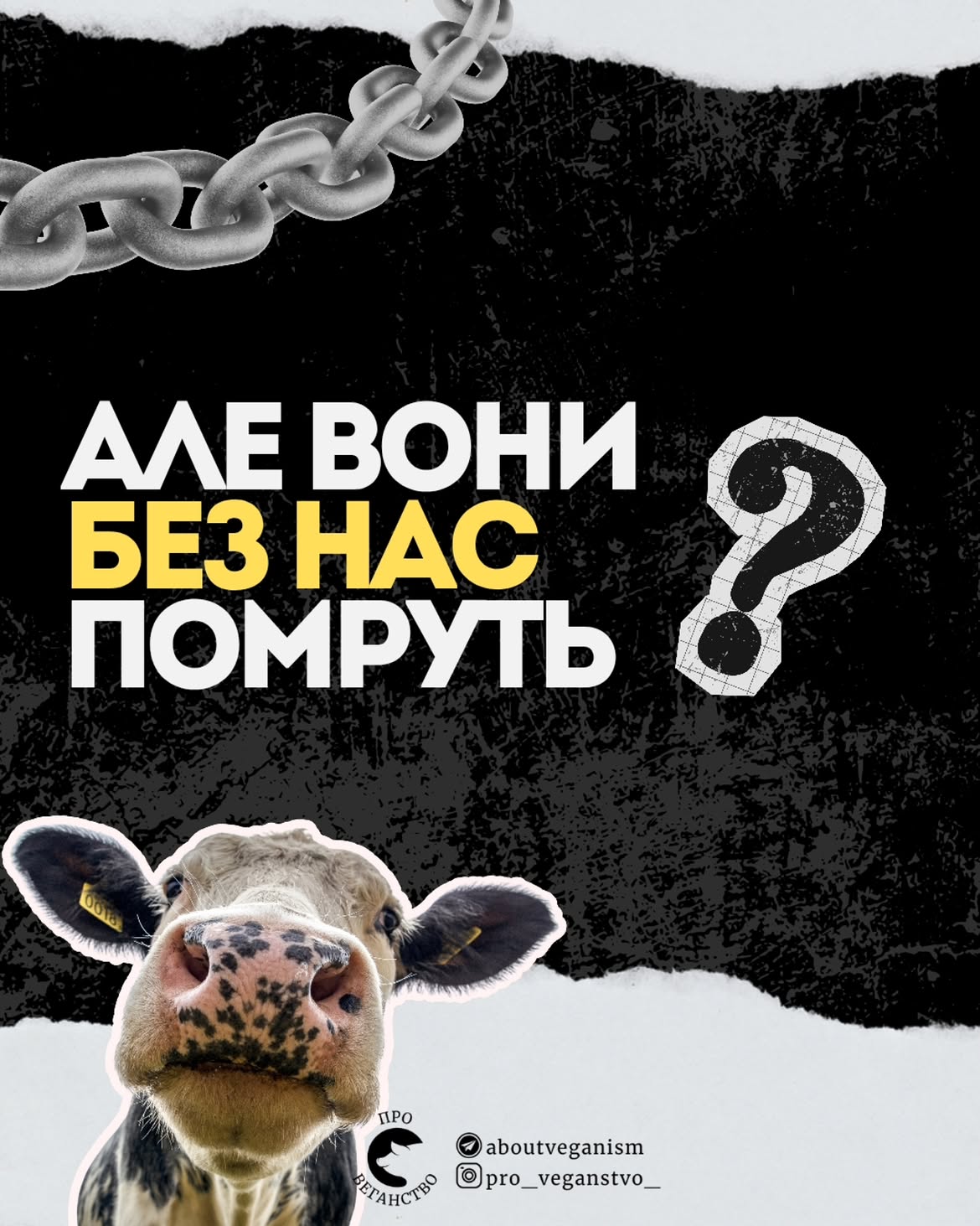 Але вони без нас помруть?